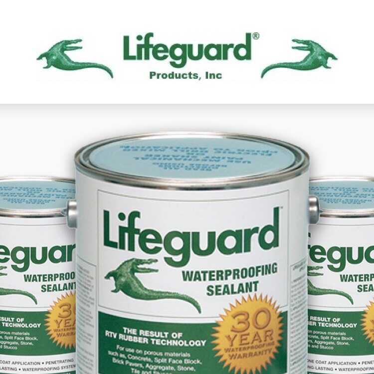 Lifeguard Products, Inc. waterproof sealant cans
