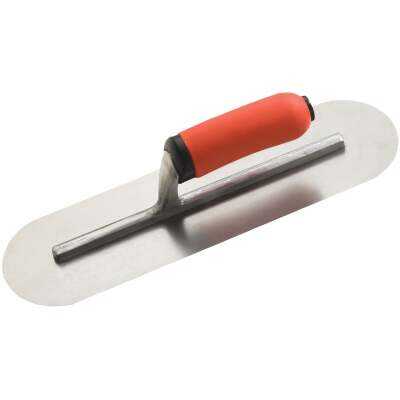 Do it Best 4 In. x 14 In. Pool Trowel with Rounded Corners and Ergo Handle