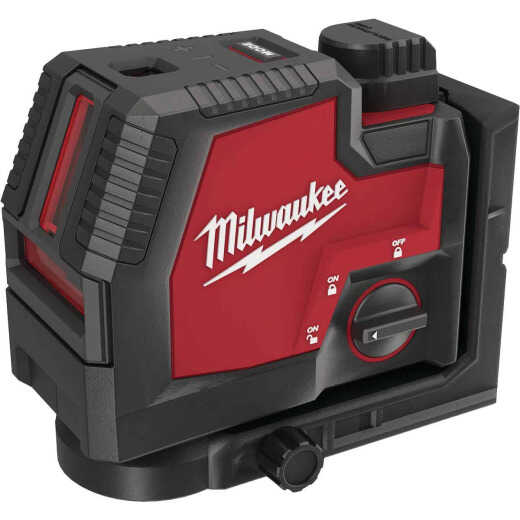 Milwaukee USB Rechargeable Green Cross Line & Plumb Points Laser